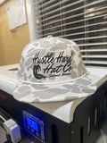 Hustle hard hat co feather.