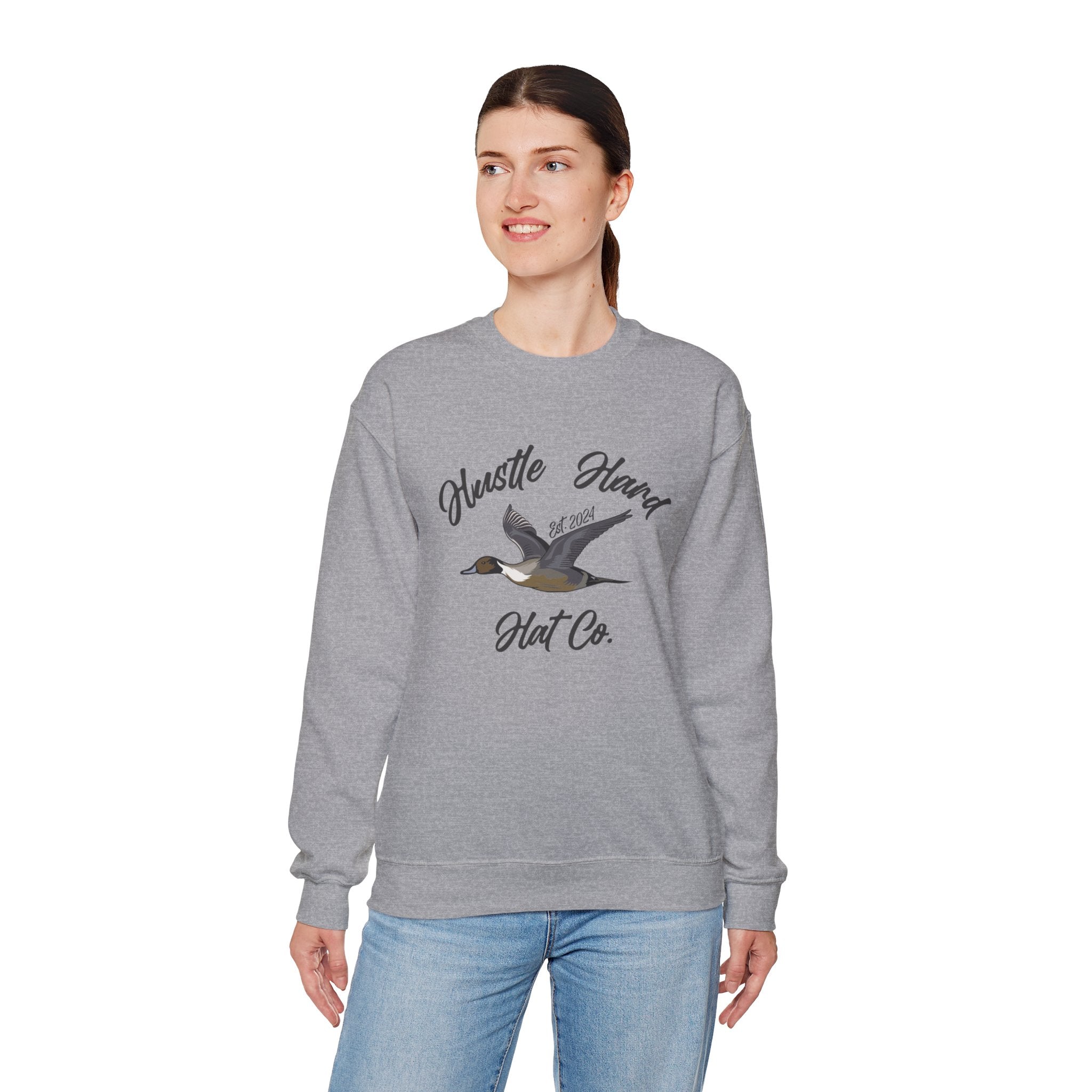 Womens Hustle Hard Pintail Sweatshirt